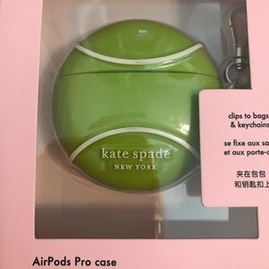 Kate Spade Tennis Ball Air Pods Pro Case NWT